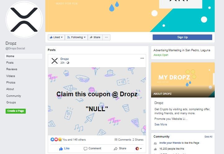 DROPZ Coupon
