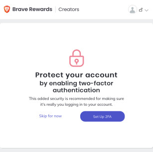 2FA screen