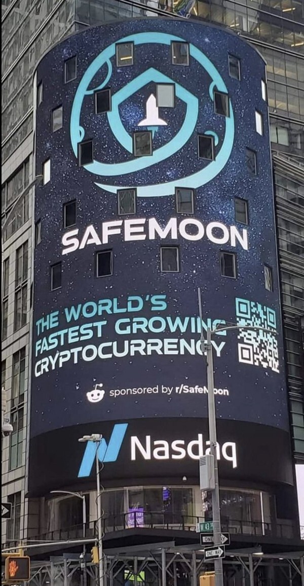 Nasdaq MarketSite New York | Source Twitter