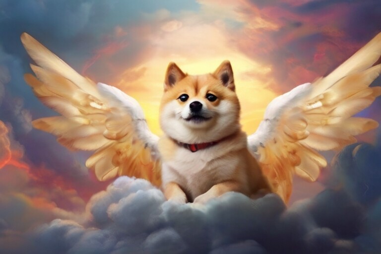 Doge in heaven