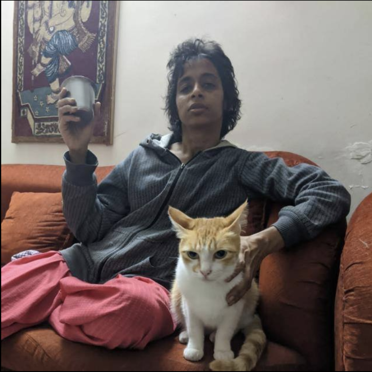 women, women's day, happiness, india, cat