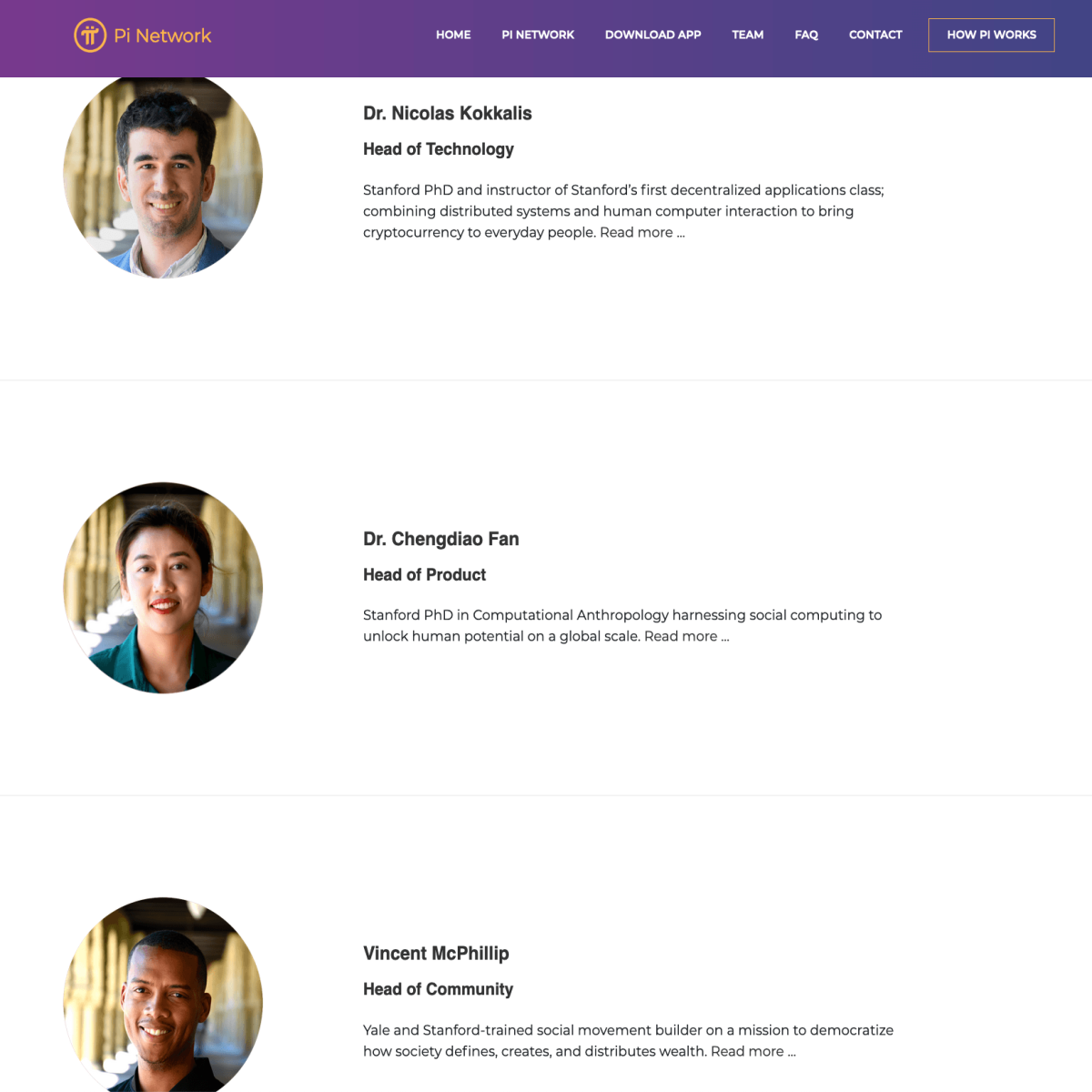 Pi network development team