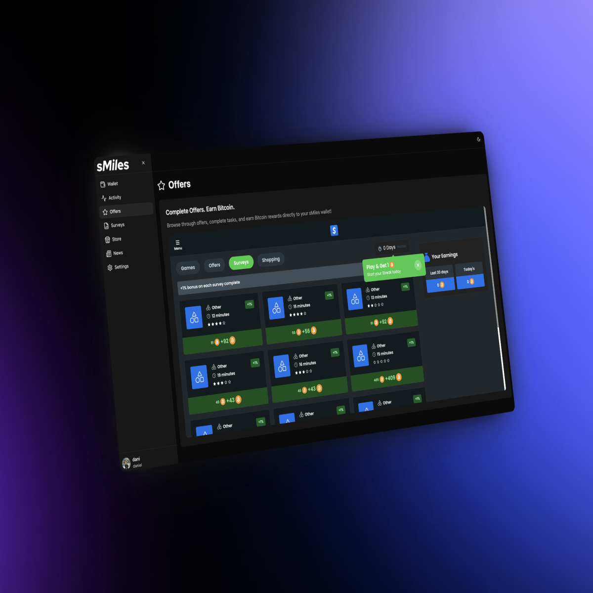 smiles web app