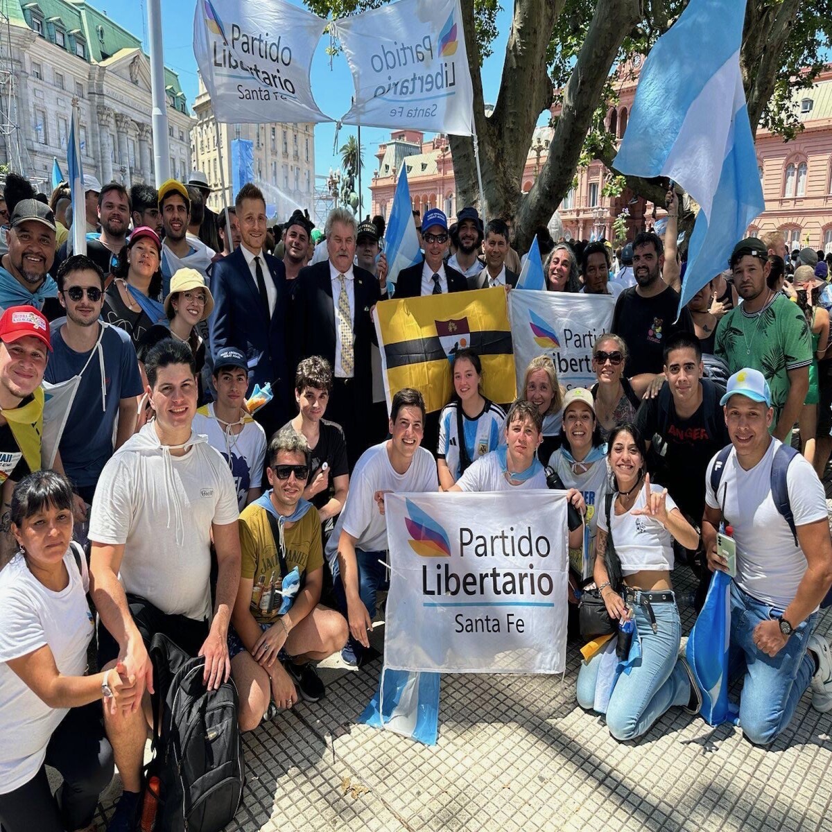 Liberlanders were welcomed with open arms by supporters of President Javier Milei during the ongoing inauguration festivities on December 10
