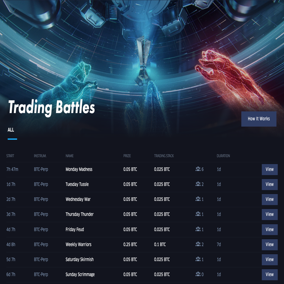 Interdax battle arena