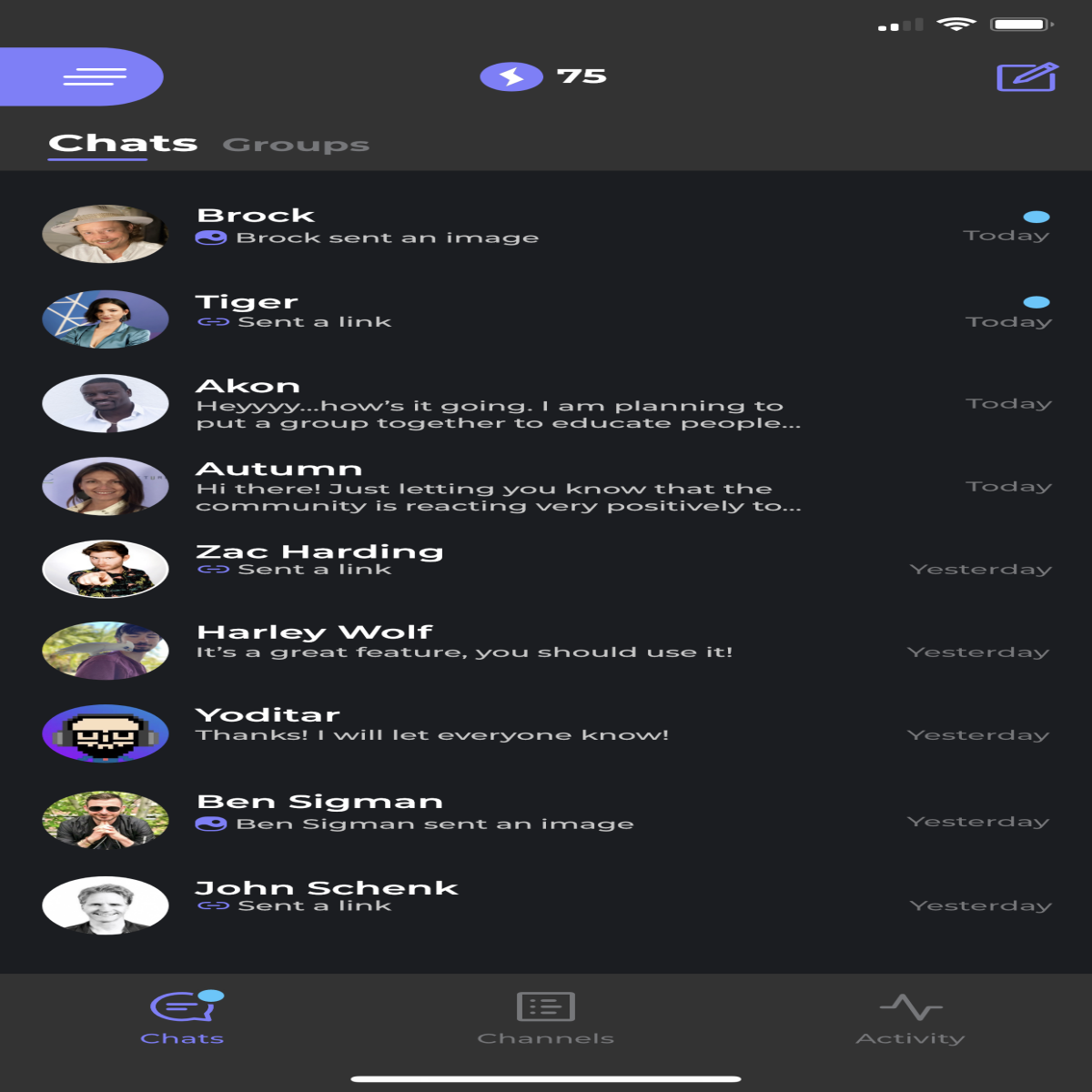 General SenseChat Interface