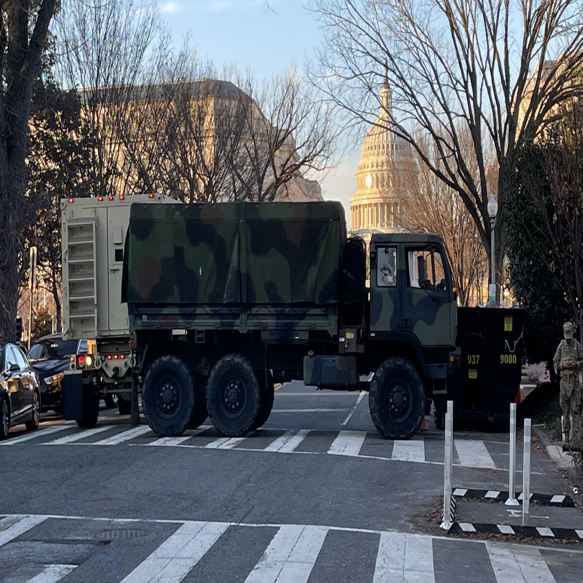 National Guard Blocking Roads