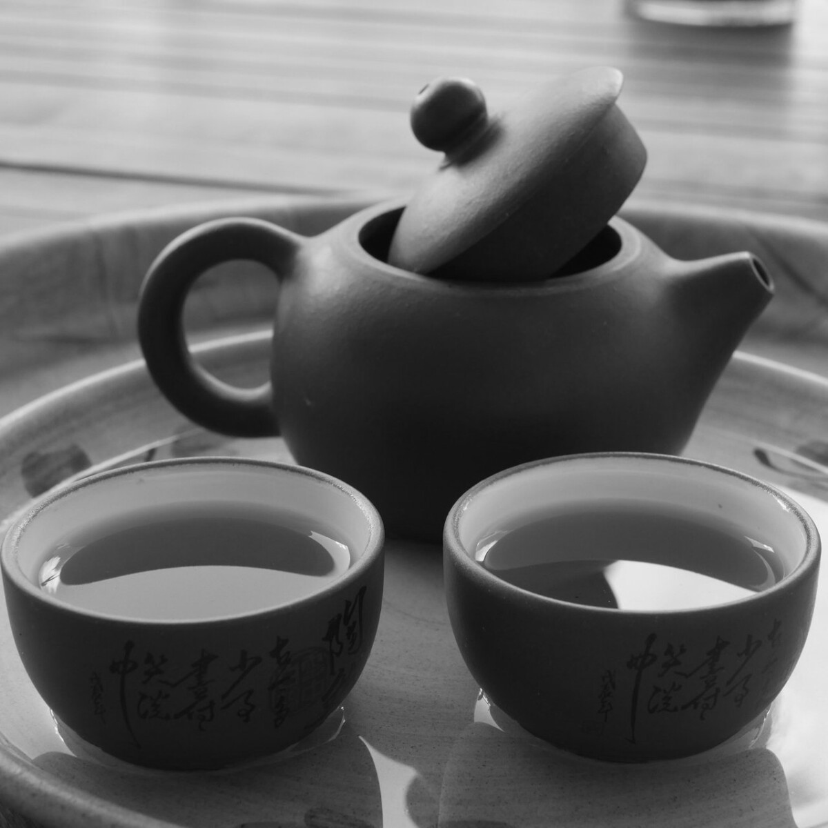 Black and White teapot