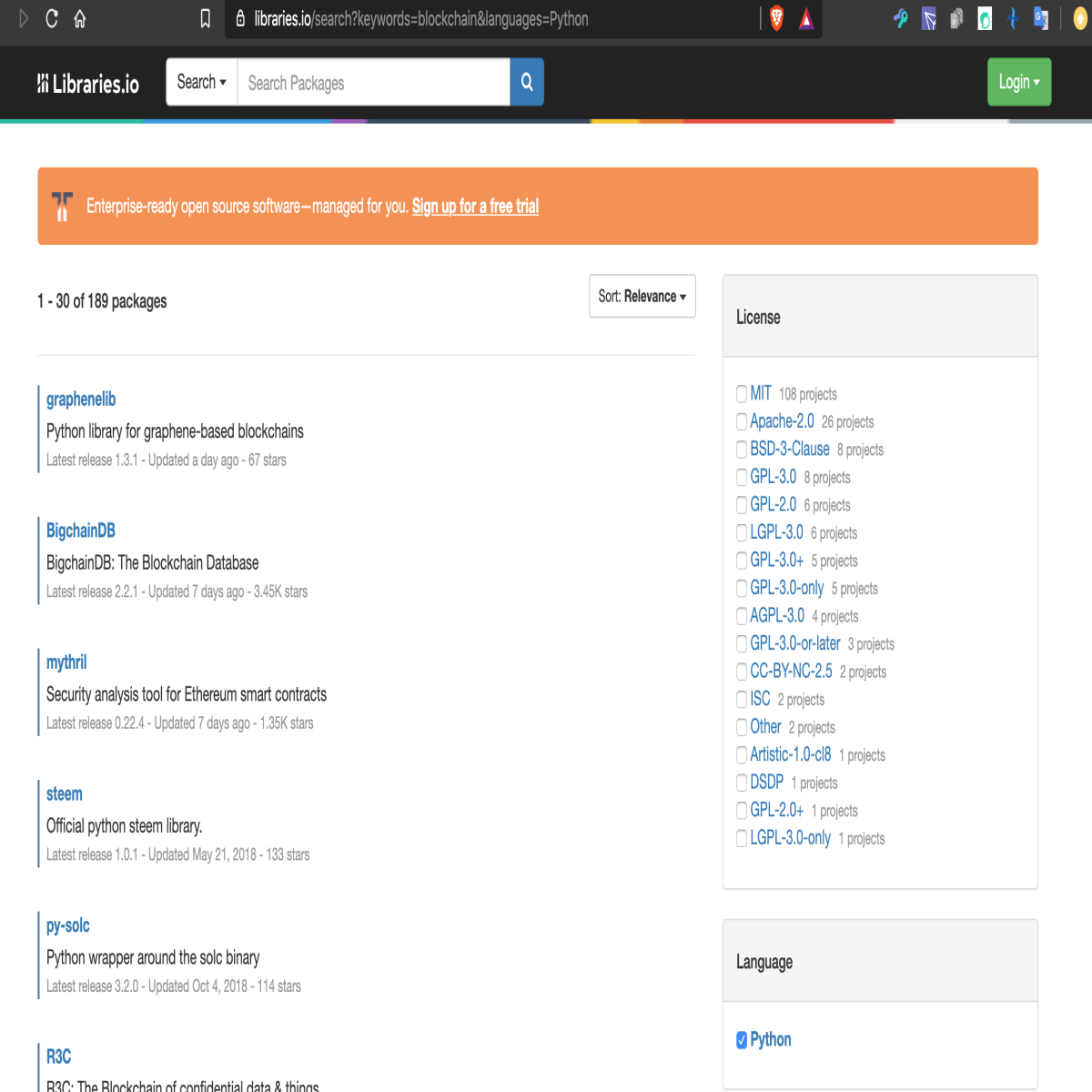 python free package