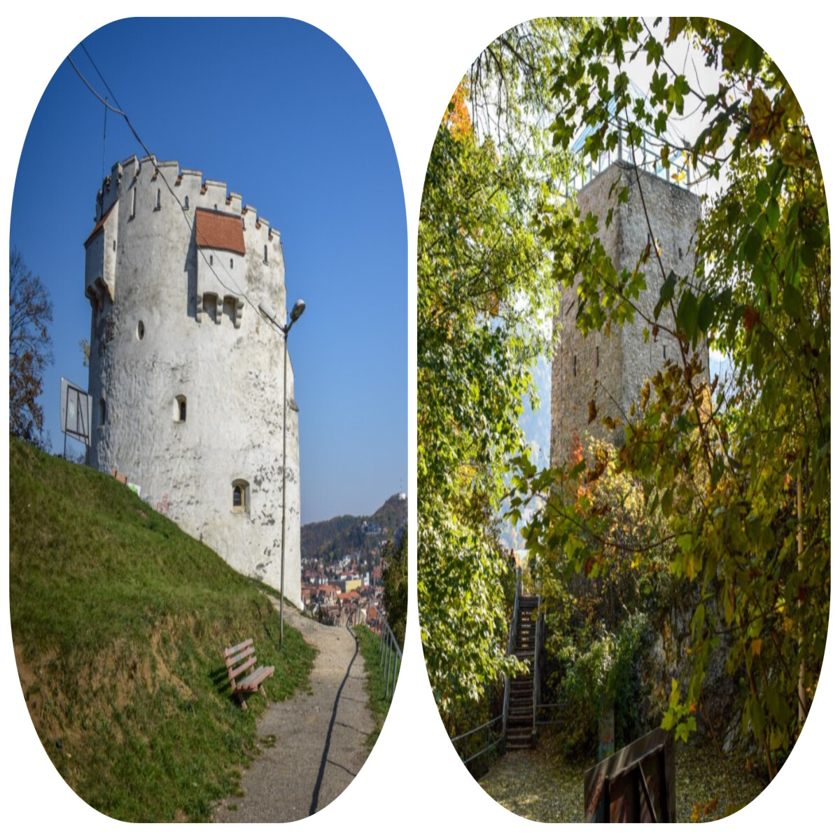 White Tower ( left ) & Black Tower ( right )
