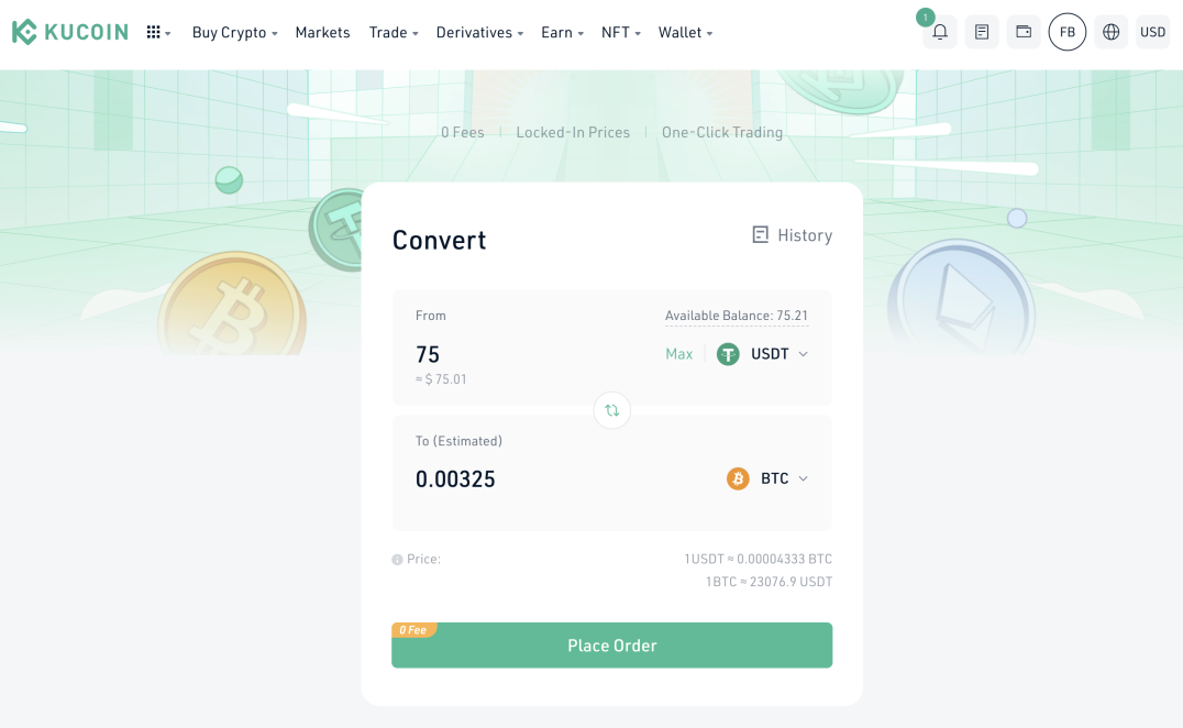 KuCoin Convert
