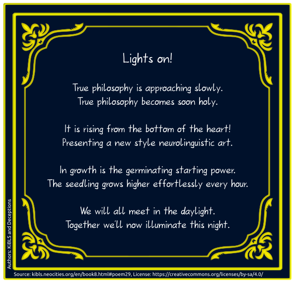 Lights on!