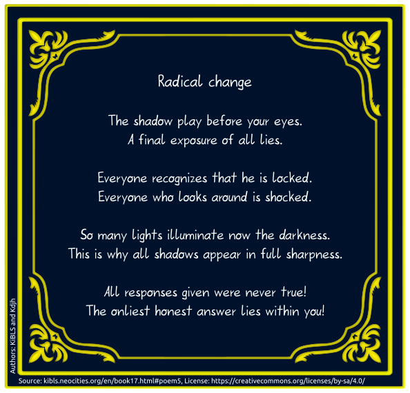 Radical change