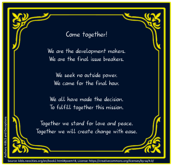 Come together!