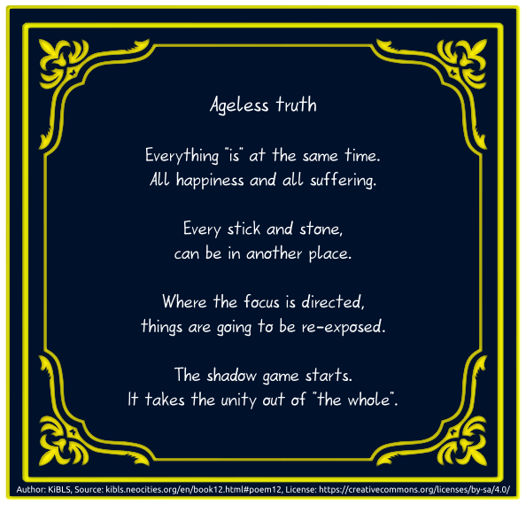 Ageless truth