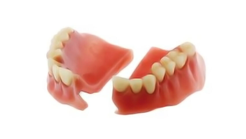 broken denture