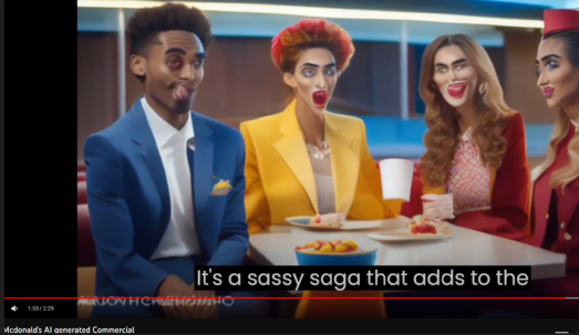McDo AI commercial