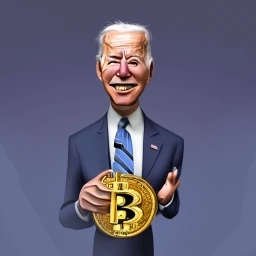 Joe HODLing Bitcoin by Along Tusk