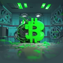 Bitcoin Hit By Green Mutation by Along Tusk
