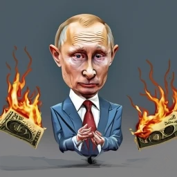 Vlad Burns Dollars by Along Tusk