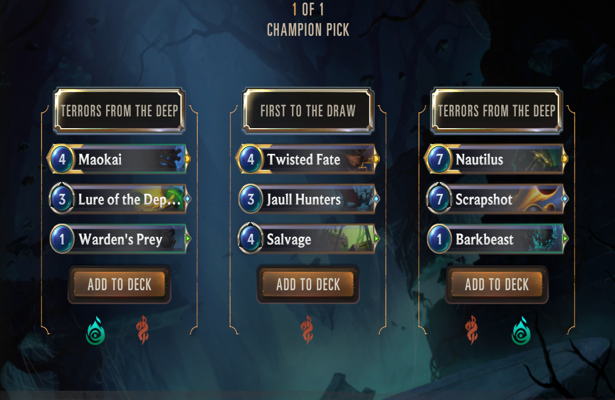 Additional Champion Pick