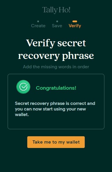 Wallet has been enabled!
