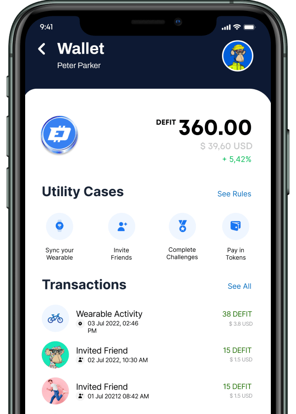 How to earn money with DEFIT App?