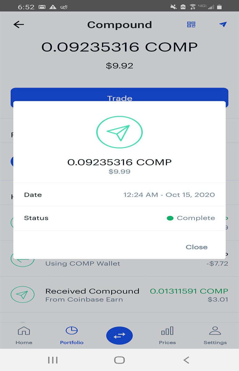 TR Payout Proof