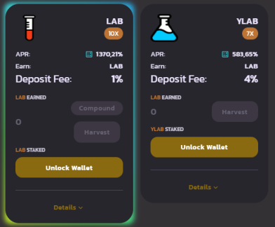 LAB &amp; YLAB pool