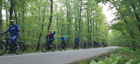 Cycling And Discovering A New Village Deep in The Forest