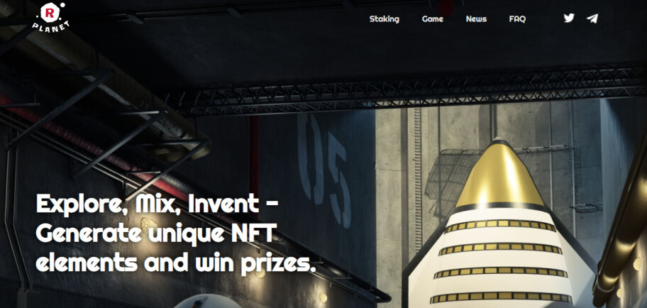 r-planet landing page