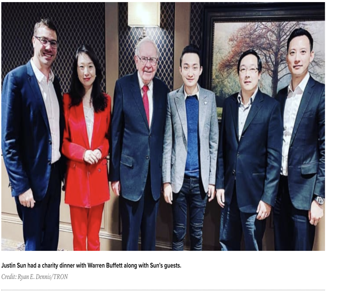 warrenbuffet, justinsun, bitcoin, btc