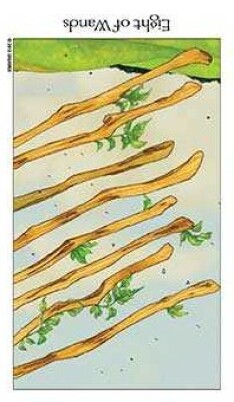 8 Of Wands Reversed