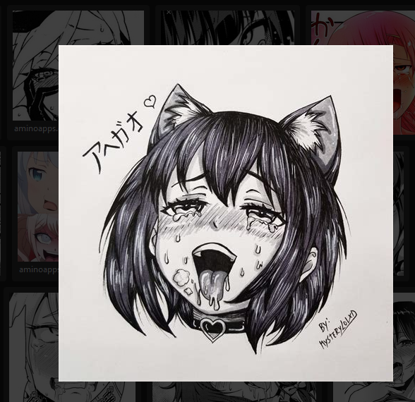 Neko-chan Ahegao manga