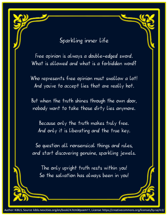 Sparkling inner life