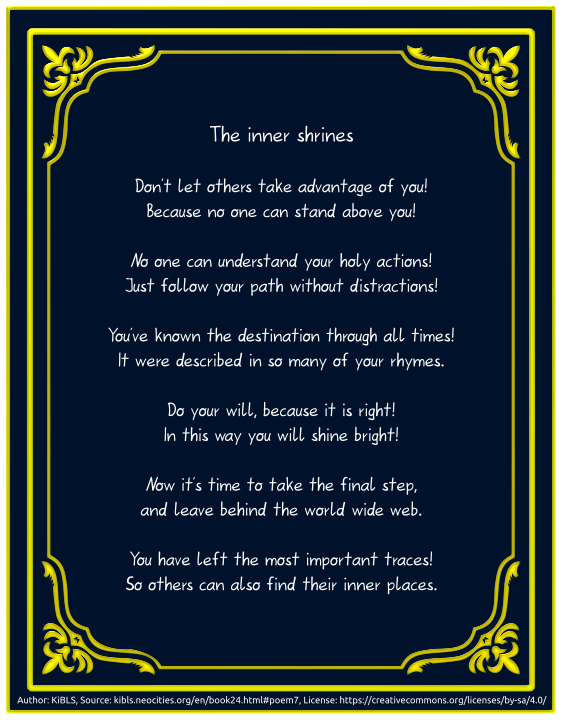 The inner shrines