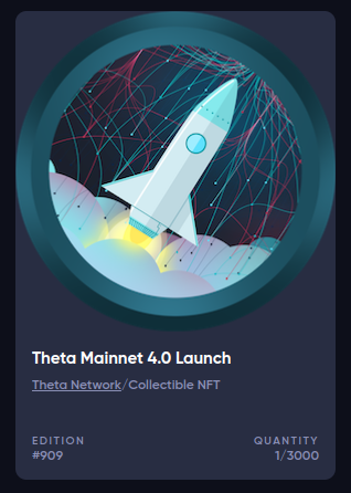 NASA / Theta Mainnet 4.0 Launch NFT