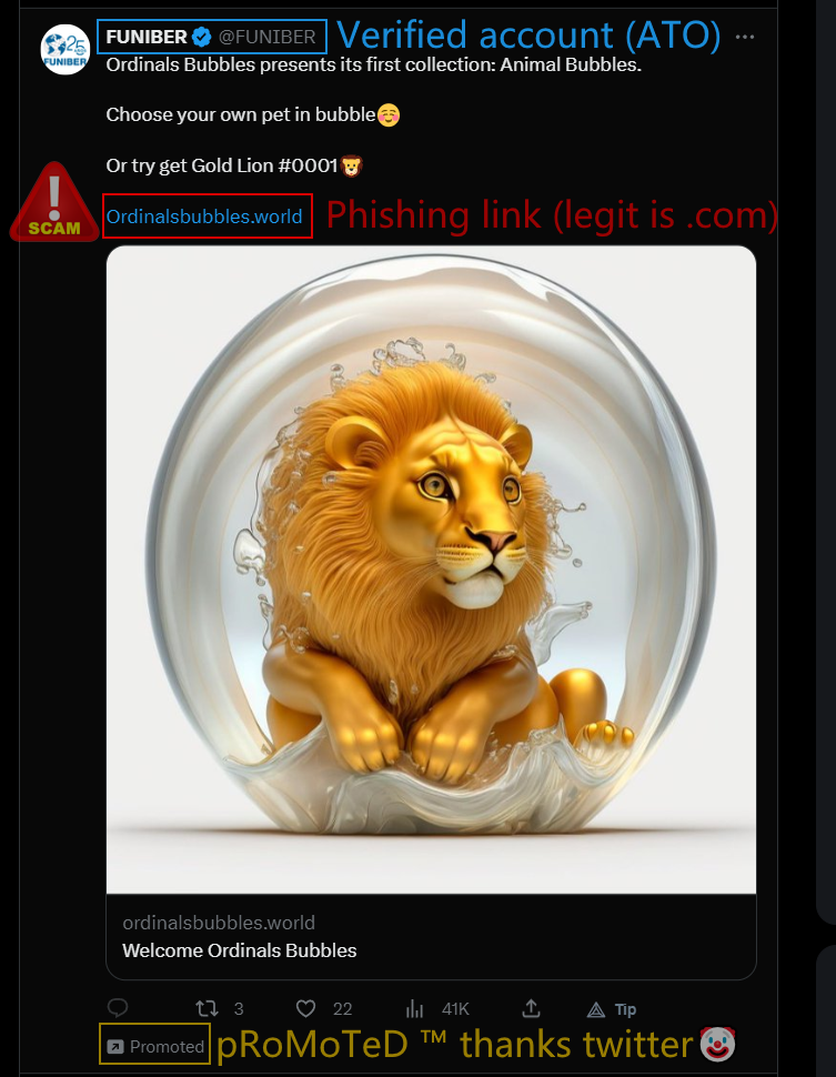 promoted scams