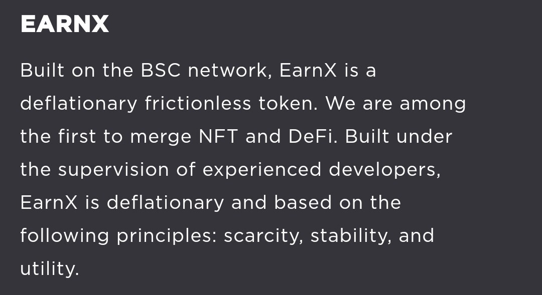 EarnX is going to explode.