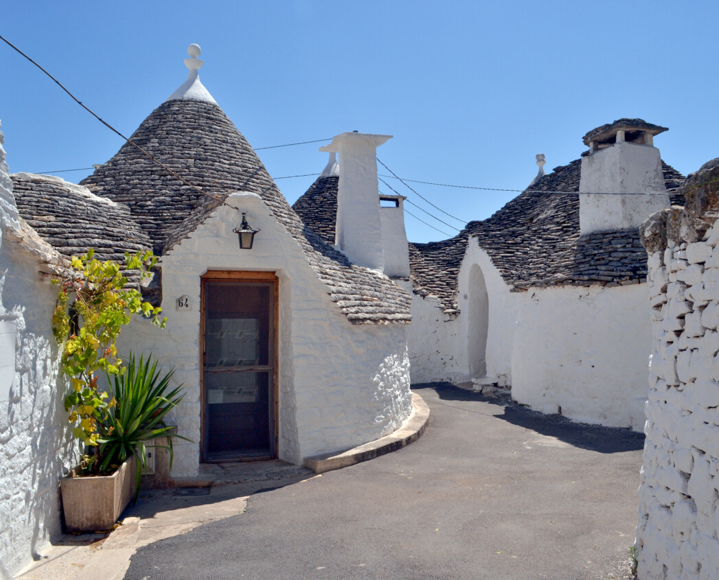 Alberobello town street