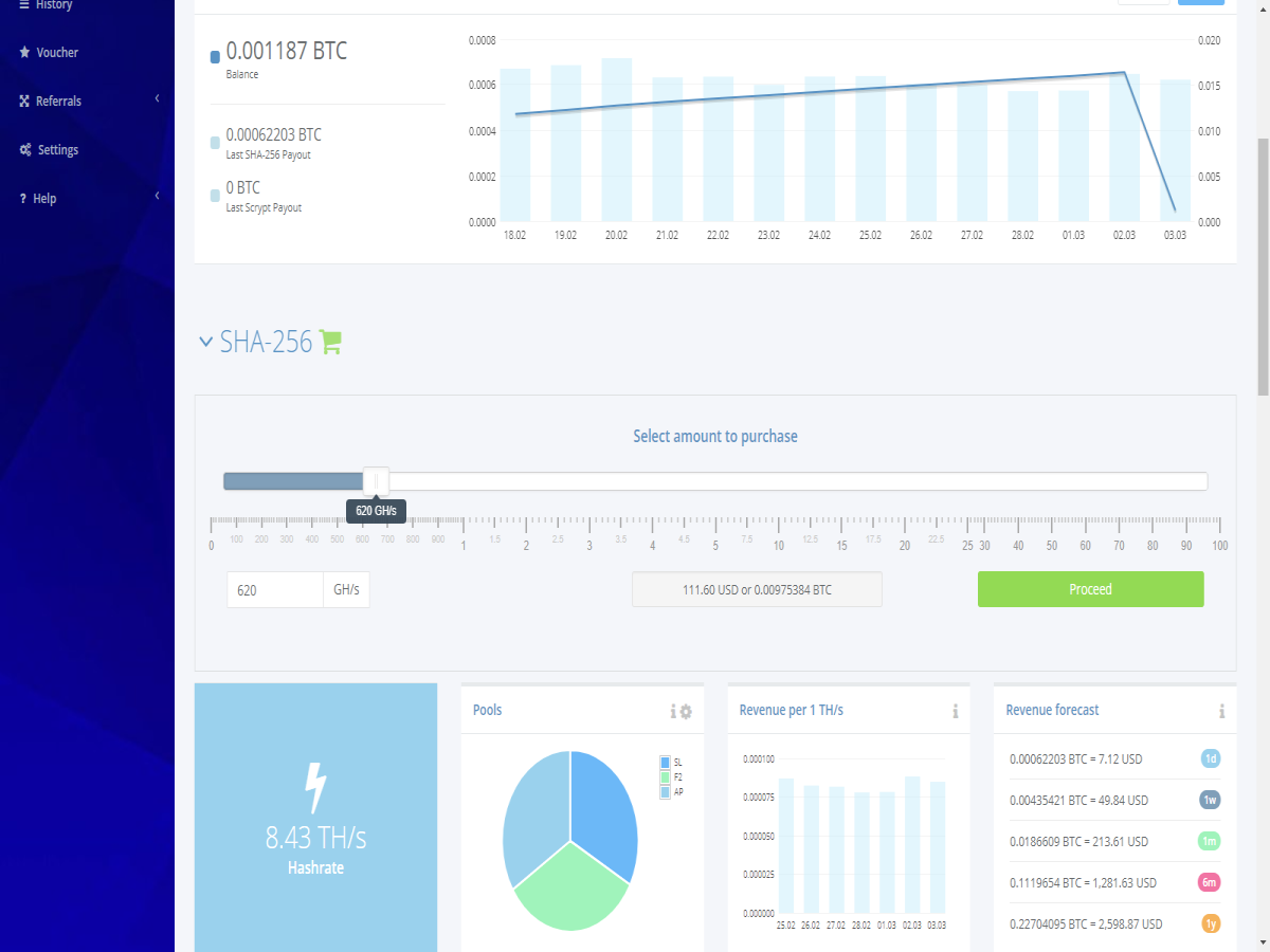 Cloud mining