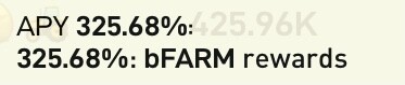 Only bFARM APY