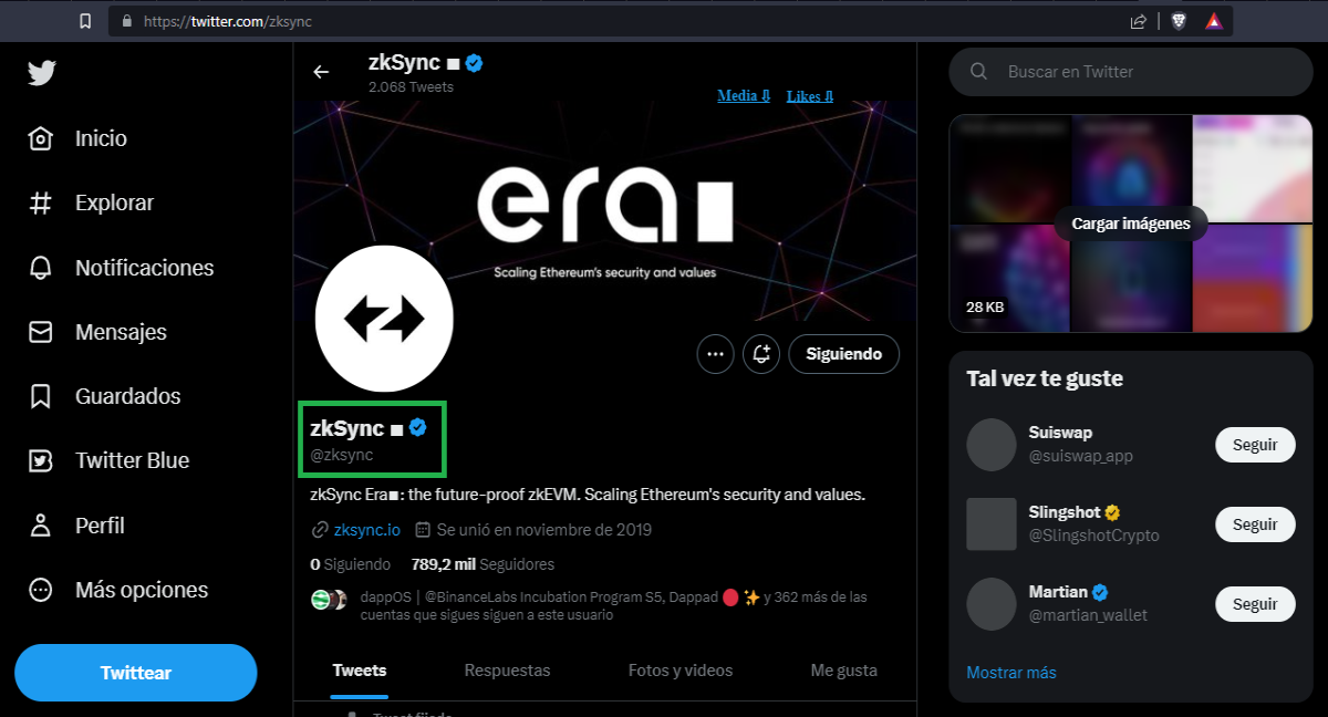 zksync real profile