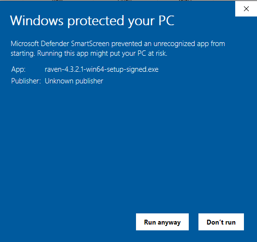 Windows Smartscreen