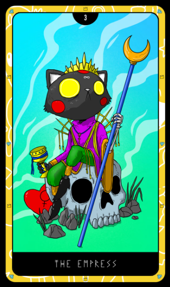 Rosko Sees the Future: The Empress - HODL Variant on OpenSea