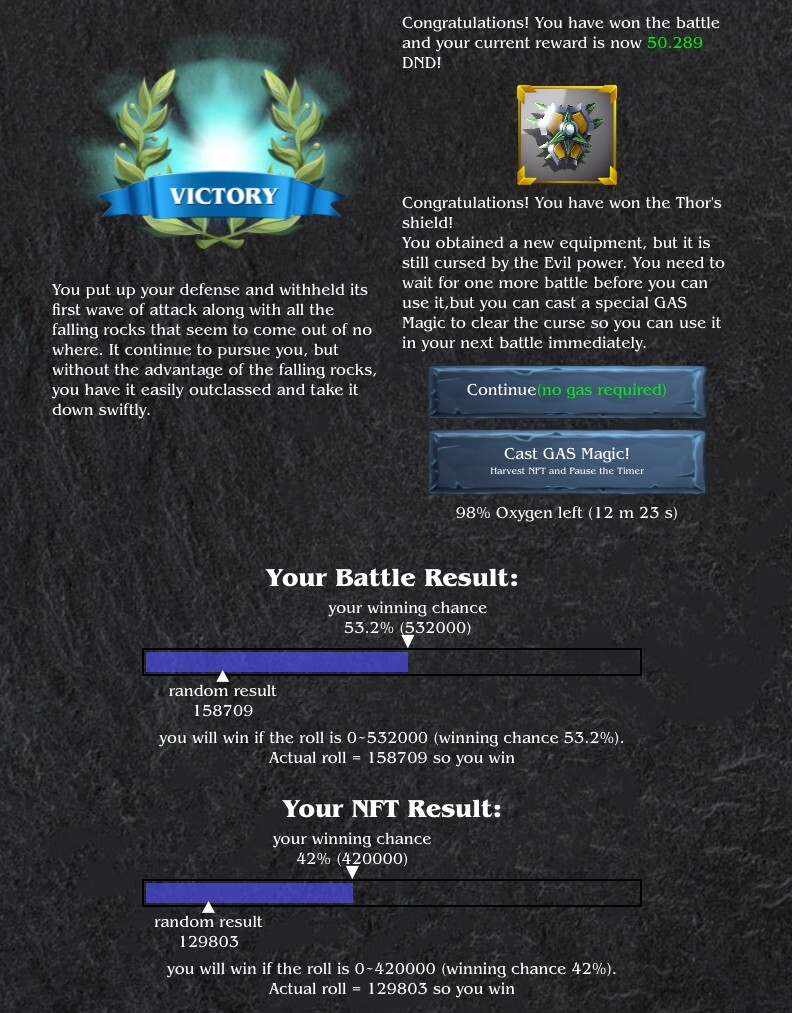 Victory &amp; loot NFT