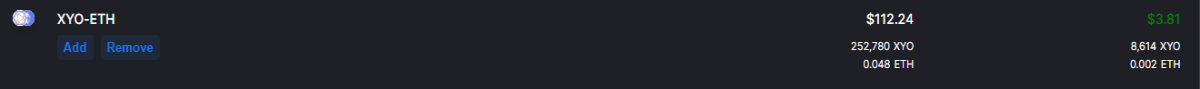 XYO ETH Liquidity Image 3
