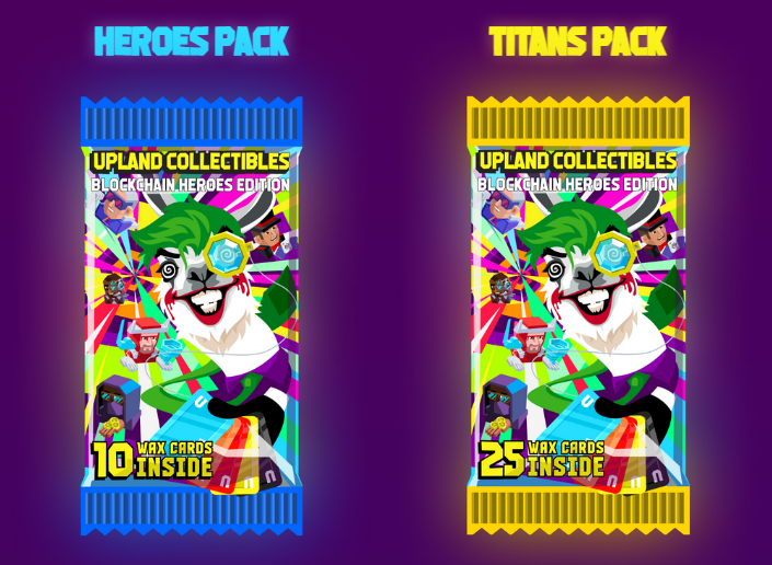 Image - Upland Collectibles Blockchain Heroes Edition - Heroes &amp; Titans Pack