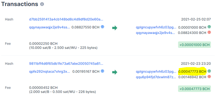 transactions