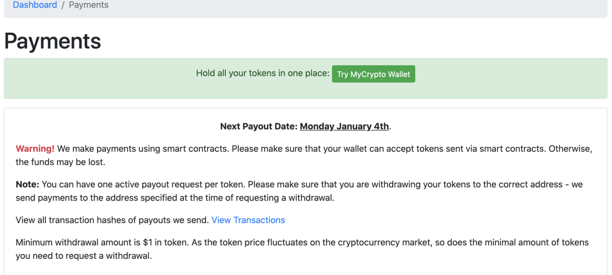 payments
